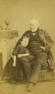 France Le Mans Count de Sapinaud Madeleine Vauguyon old photo CDV Gustave 1865 - Picture 1 of 3