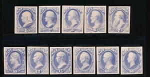 UNITED STATES (US) O35-O45 P4 NAVY F-VF CARD PROOF SET NGAI - Picture 1 of 2