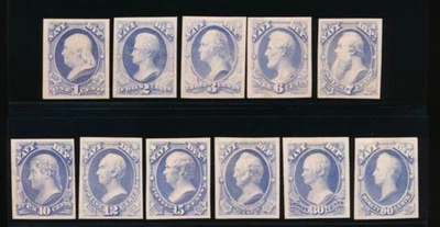 UNITED STATES (US) O35-O45 P4 NAVY F-VF CARD PROOF SET NGAI - Image 1 of 2