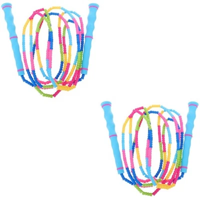  2 Pieces Sprungseile Hüpfseil Springseil Seilspringen Trainieren - Bild 1 von 4