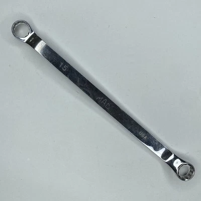 Mac Tools S1596R USA Metric 9/16 x 15mm 12 Point Deep Offset Double Box Wrench - Image 1 of 4