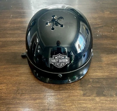 Casco Harley Davidson Talla L Grande Negro Stock DOT (arañazos menores) Foto 1 de 4