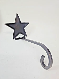 Christmas Stocking Hanger Bronze Star Long Arm Bear River Lodge Metal - Picture 1 of 3