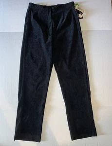 First Option Women's Dress Pants Size 10 Black Button Vintage Slacks NWT - Picture 1 of 7