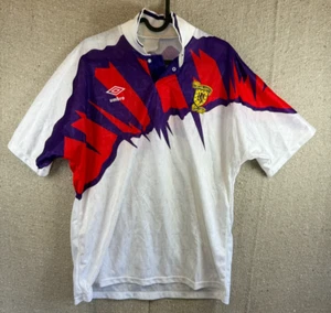 MAGLIA CALCIO VINTAGE UOMO TAGLIA MEDIA UMBRO 1992 AWAY FOOTBALL JERSEY SCOZIA - Foto 1 di 6