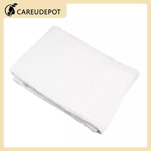 1Pcs Soft Absorbent Bath Towel for Shower Cotton Waffle Weave Pattern White - Picture 1 of 7