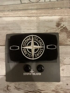 Stone Island Badge silver with buttons UK SELLER - Picture 1 of 5