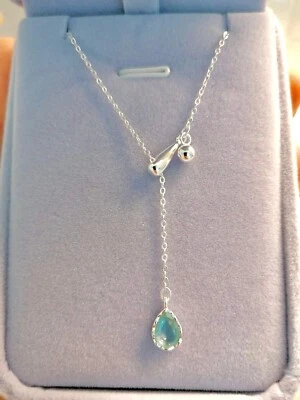 COLLANA GOCCIA  ARGENTO 925 CRYSTAL CAGE JEWELRY - Immagine 1 di 2