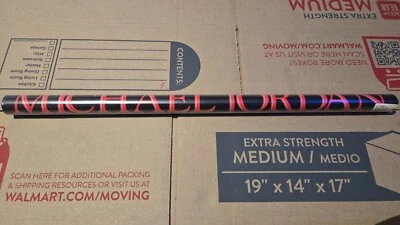 NEW OLD STOCK Michael Jordan Space Final Frontier Poster NOS Costaco 1990 Bulls - Image 1 of 4