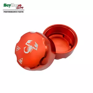 Tapa de aluminio rojo cubierta en el tanque de expansión para Abarth 500 595 695 / Grande Punto - Imagen 1 de 6