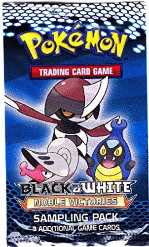 1 x Paquete de refuerzo de muestreo de 3 cartas Pokemon Blanco y negro Nobles Victorias SELLADO Foto 1 de 1