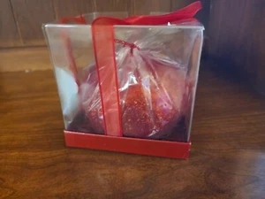 NIB Things Remembered Large Red Ball Candle - 4.72" x 5.12" Made in Italy - Picture 1 of 7