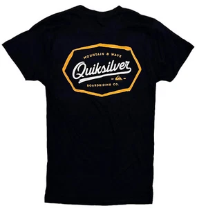 Quiksilver Men's Mountain & Wave Logo Graphic Print Tee T-Shirt - Picture 1 of 9