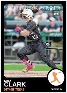 2023 Max Clark Detroit Tigers Future Star Rookie Card MLB 3rd Pick