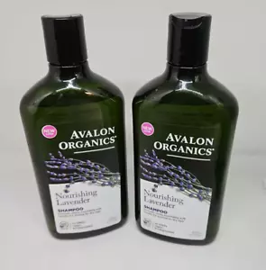 Avalon Organics Nourishing Lavender Shampoo 11 Fl. oz (LOT OF 2) - Picture 1 of 3