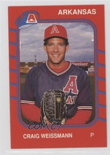 1989 Grand Slam Arkansas Travelers Craig Weissmann #24