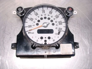 R52 Mini Cooper S Convertible Gauge Cluster 130K Miles 04 05 06 07 08  - Picture 1 of 8