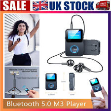 Bluetooth MP3 Player HD Screen HiFi Music Player FM Radio Portable Sports UK