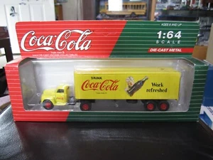 AHL Ford F-7 Coca Cola Coke Tractor Trailer Delivery Truck 1:64 S Scale - Picture 1 of 3
