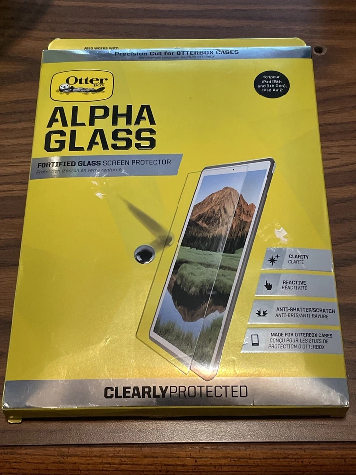 OtterBox Alpha Glass Fortified Screen Protector iPad Air 2 & iPad 5 & 6 - Image 1 of 1