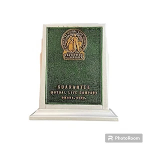 Vintage 1930’s Art Deco Style Guarantee Mutual Life Company Coin Bank - Bild 1 von 7