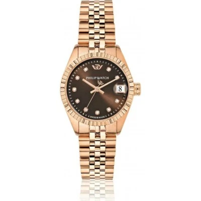 Philip Watch Caribe Orologio da Polso Donna Oro Rosa e Swarovsky R8253597520 - Immagine 1 di 4