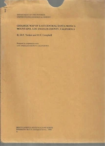 USGS Geologic Map: East-Central Santa Monica Mountains, Los Angeles County, CA - Picture 1 of 1