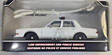 MOTORMAX 1986 DODGE DIPLOMAT POLICE CAR DIECAST 1/24 UNDECORATED, NEW