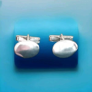 Erick's Sterling Silver Oval Cufflinks Taxco.925 - Picture 1 of 7