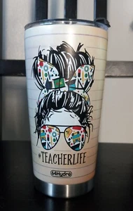 Teacher Life Tumbler 64 Hydro Regreso a la Escuela Regalo Divertido - Imagen 1 de 8