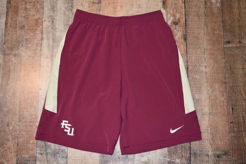TEAM ISSUE Florida State Seminoles Nike Dri Fit Performance Shorts Men LARGE Cover
