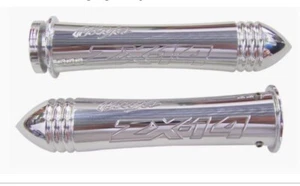Empuñaduras pulidas para motocicleta de 7/8” - Grabadas para Kawasaki ZX14 (2006-2014) - Imagen 1 de 2