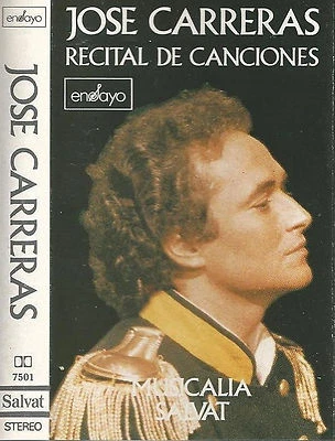 José Carreras English Chamber Orchestra RECITAL DE CANCIONES CASSETTE SALVAT	 - Image 1 of 4