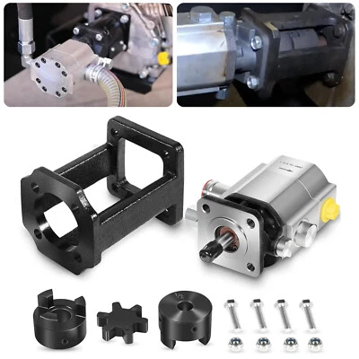 For 7/8" Engine Crankshaft Log Splitter Build Kit 13 GPM Pump, Coupler, Mount - Image 1 of 4