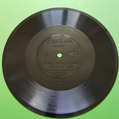 7" SCHALLFOLIE FLEXI DISC VINYLFOLIE GESTOHLENE MUSIK ANTHONIS MELODIJA - Bild 1 von 2