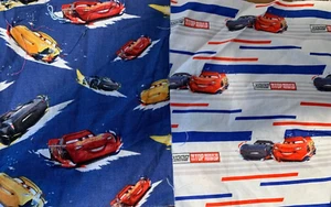 Pixel's Cars Scrap various 7" x 8" squares, Cotton Fabric, Lot of 3 - Picture 1 of 3