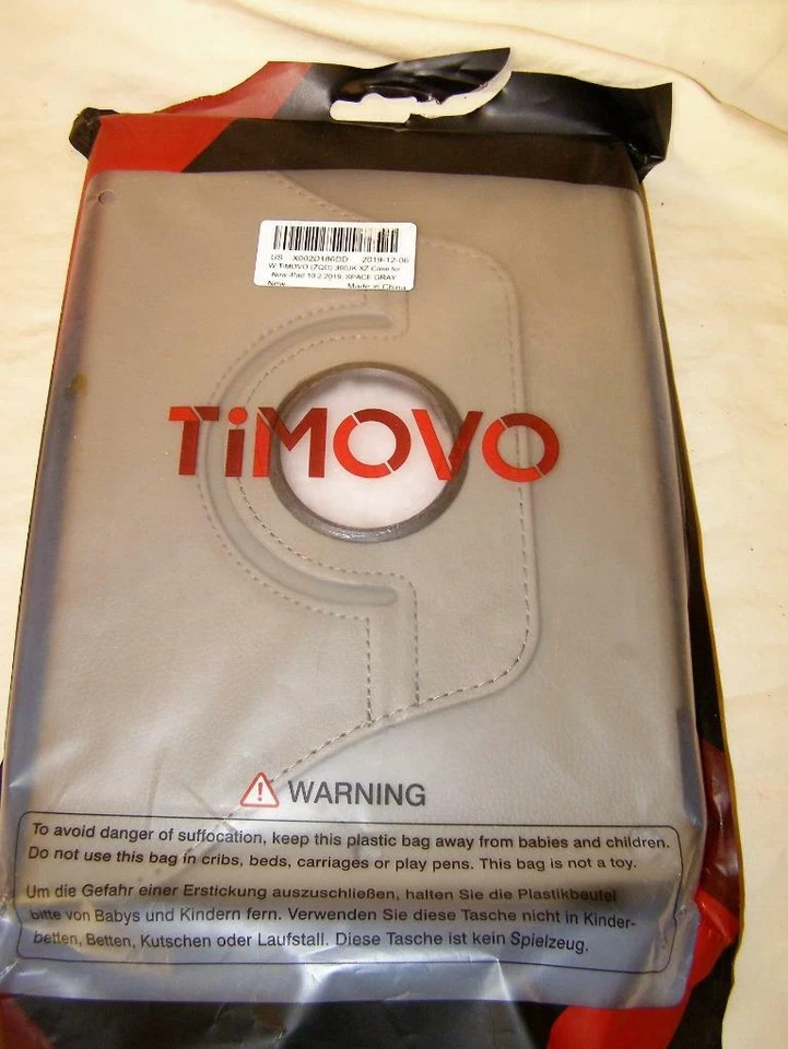 TiMOVO (ZQD) 360JK XZ Case For iPad 10.2 - 2019 Space Gray NEW - Image 1 of 1