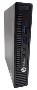 HP ProDesk 600 G1 Micro PC, Pentium G3240T, 8GB RAM, 128GB SSD, Win 10 - Picture 1 of 8