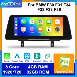 10,25'' Android 14 Carplay Android Auto GPS per BMW Serie 3 F30 F31 F32 F33 F34 - Foto 1 di 13