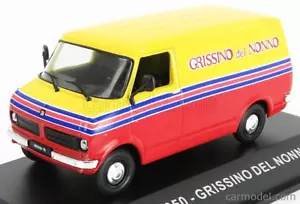 DIECAST 1/43 1977 BEDFORD CF CF250 VAN "GRISSINO DEL NONNO" IN RED & YELLOW - Picture 1 of 4