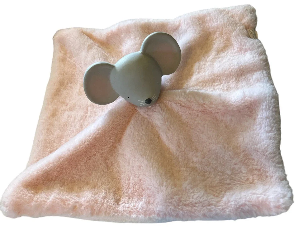 Mud Pie Lovey Security Blanket Baby Mouse 10.5” - Image 1 of 4