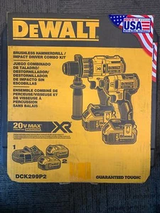 DEWALT 20V MAX XR Cordless Drill Combo Kit, Brushless, 5.0-Ah, 2-Tool (DCK299P2) - Picture 1 of 1