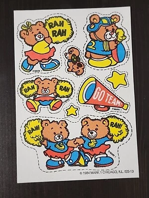 Parches Scratch N Sniff Mark 1 Vintage 1984 - Osos Foto 1 de 4