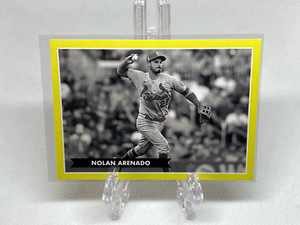 2021 Topps 582 Montgomery Club Baseball Nolan Arenado (Set 4) Sticker Cardinals