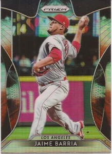 2019 PRIZM COSMIC HAZE REFRACTOR # 41 - JAIME BARRIA - LOS ANGELES ANGELS - Picture 1 of 2