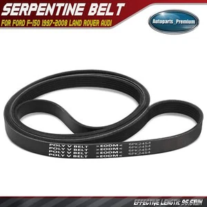 96.61 inch Serpentine Belt for Ford F-150 1997-2008 Land Rover Range Rover Audi - Picture 1 of 8