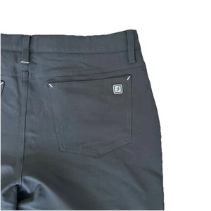 FootJoy Men's Athletic Fit Performance Stretch Golf Pants Black Mens 34/30 - Picture 1 of 7