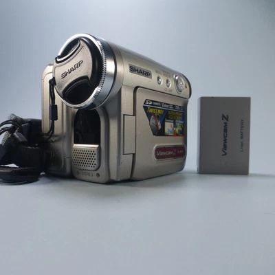 Sharp VL-Z400H-T Handheld MiniDV Camcorder Silver Tested - Image 1 of 4