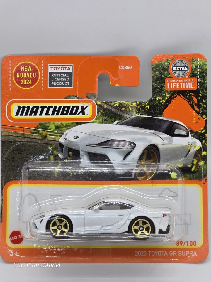 2023 Toyota GR Supra - 39/100 Mattel Matchbox 1:64 1/64 - Immagine 1 di 1