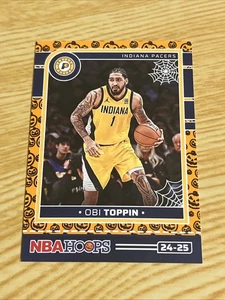 2025 Panini Haunted Hoops Orange Pumpkin #212 Obi Toppin - Picture 1 of 2